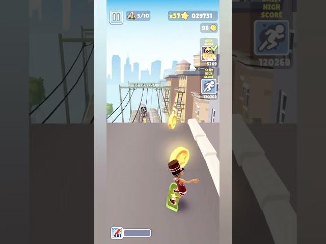 56k score in subway surfers newyork 2023 game play #youtubeshorts #viral