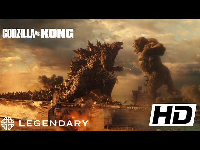 Godzilla vs Kong (2021) FULL HD 1080p - Boat fight scene Legendary movie clips