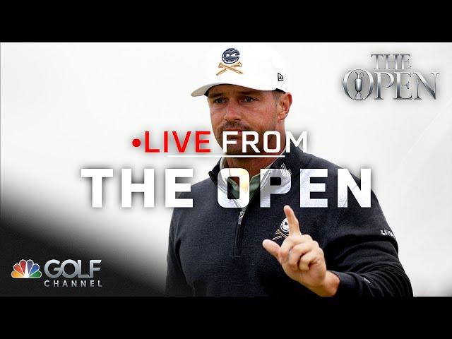 Bryson DeChambeau: Round 1 conditions were 'a difficult test' | Live From The Open | Golf Channel