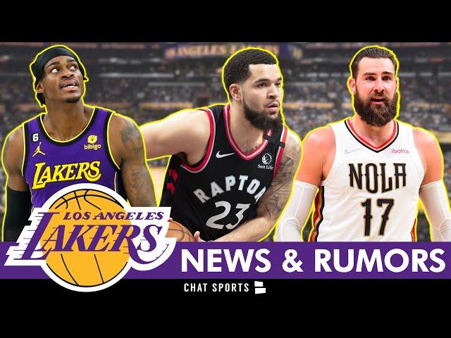 Lakers Rumors On Fred VanVleet Trade From ESPN, Jonas Valanciunas Trade + Jarred Vanderbilt Return