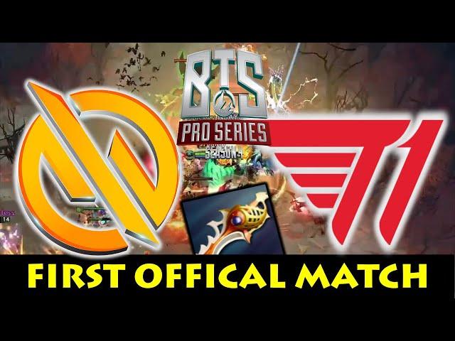 T1 NEW ROSTER FIRST OFFICIAL MATCH vs MG.TRUST - BTS Pro Series 4 DOTA 2