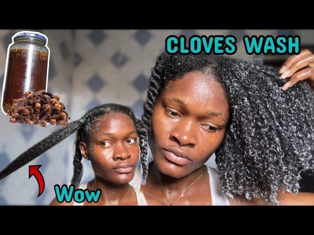 I USED CLOVES EVERY STEP ON MY WASHDAY amazing! | how to use cloves for hair growth