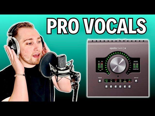 How To Record VOCALS With The APOLLO TWIN + UAD