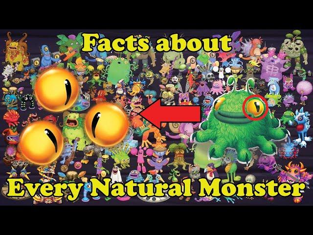 Facts About Naturals Monsters | My Singing Monsters