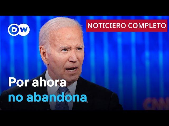 DW Noticias del 3 de julio: Biden intenta despejar dudas sobre candidatura [Noticiero completo]