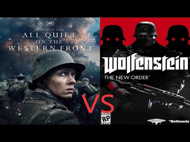 All quiet on the western front VS Wolfenstein II The New Colossus SS march