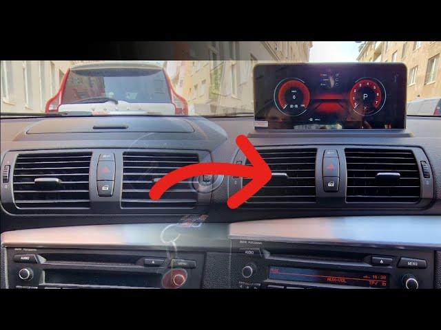 BMW E81 E82 E87 E88 Android Radio Rückfahrkamera  تركيب شاشة اندرويد كاميرا خلفية للسيارة