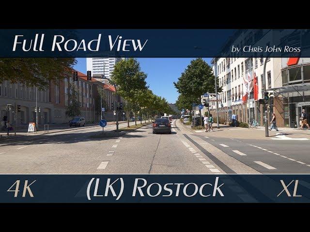 Rostock, Landkreis Rostock, Germany - 4K (UHD/2160p/60p/HDR) - XL-Video - Autofahrt - Car Ride