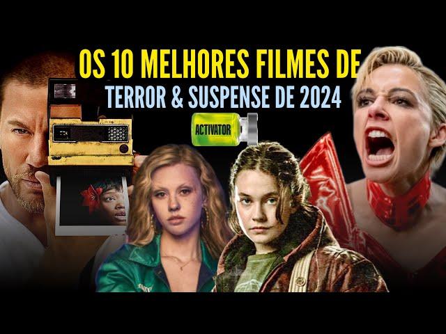 OS 10 MELHORES FILMES de TERROR e SUSPENSE de 2024 (Maxxxine, Pisque Duas Vezes, Sorria 2)