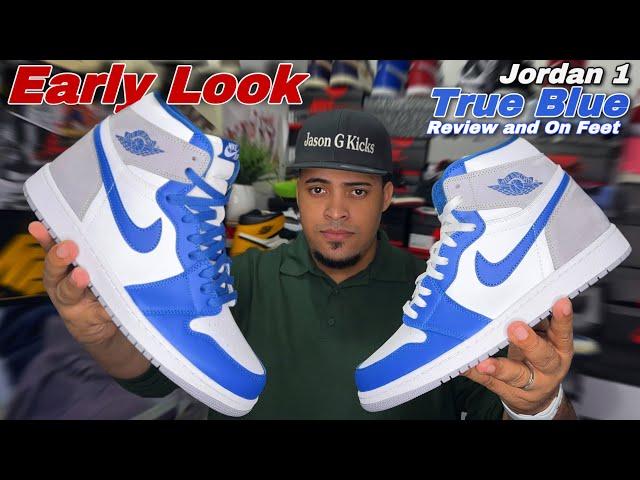 Early Look  Jordan 1 True Blue - Review And On Feet