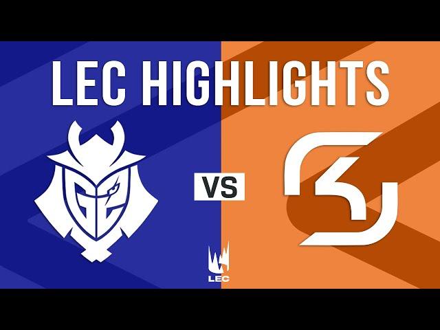 G2 vs SK Highlights | LEC 2025 Winter Split Week 1 Day 3 | G2 Esports vs SK Gaming