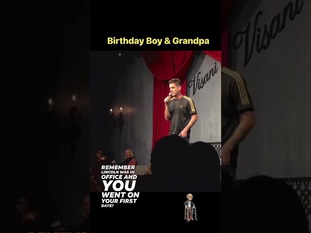 Birthday Boy & Grandpa- Visani Comedy Theater FL- Brad Pierce Comedian