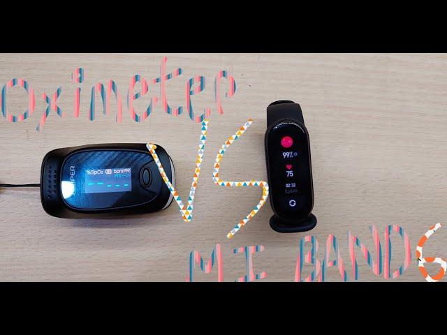 MI band 6 SpO2 & Heart rate accuracy test