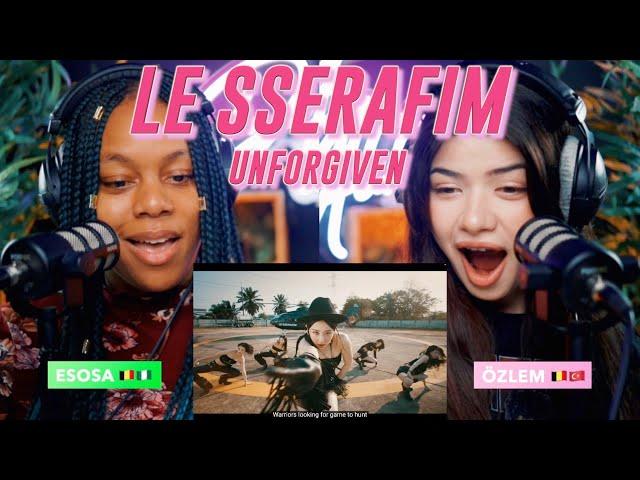 LE SSERAFIM (르세라핌) 'UNFORGIVEN (feat. Nile Rodgers)' OFFICIAL M/V reaction