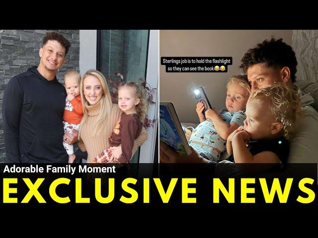 Patrick Mahomes Reads Bedtime Story to His Kids: Adorable Family Moment!