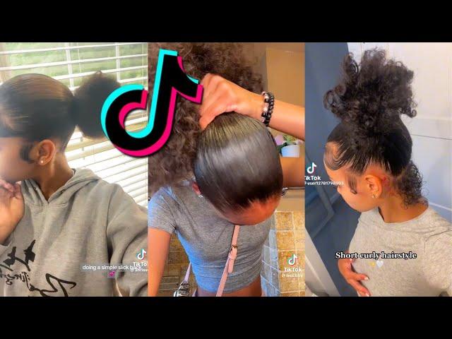 Natural Hairstyles on Black Tiktok