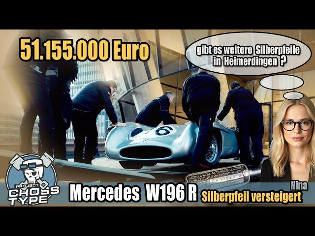 Mercedes W196 R Silberpfeil für 51 Millionen im Mercedes Museum versteigert