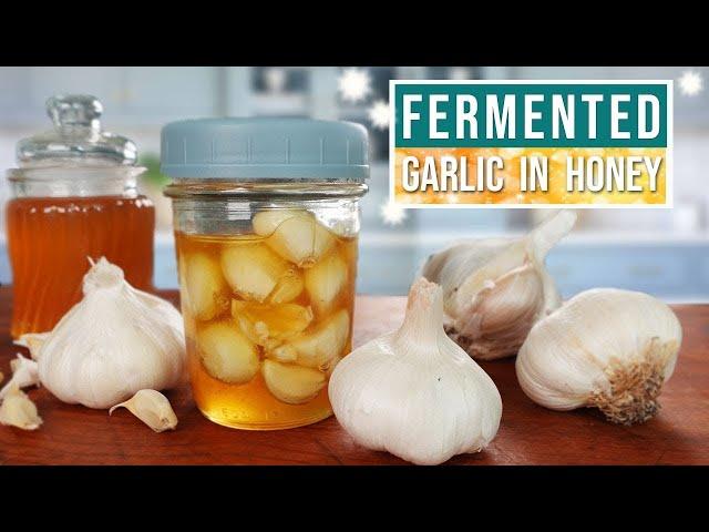 FERMENTED GARLIC in HONEY with Safety Tip To Prevent Honey Botulism Poisoning