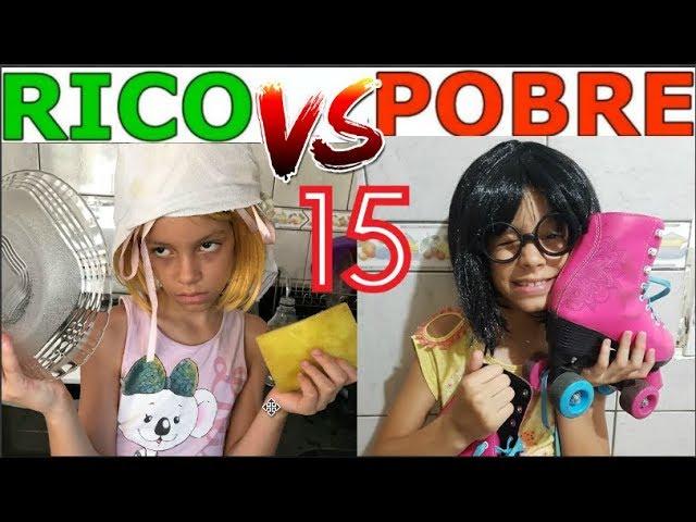 RICO VS POBRE FAZENDO AMOEBA / SLIME #15