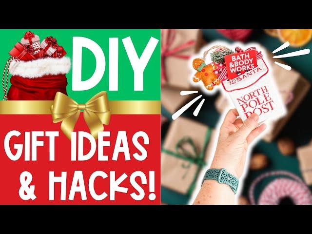  DIY Gift Ideas & Hacks  that won't break the bank! Gifts people will love! PLUS a gift for you! 