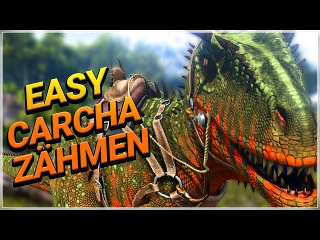 How to quickly and easily tame a Carcharodontosaurus | Taming in ARK | ARK Survival Evolved