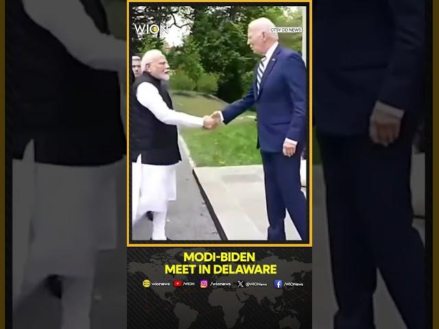 PM Modi US Visit: India's PM Modi Meets US President Joe Biden | WION Shorts