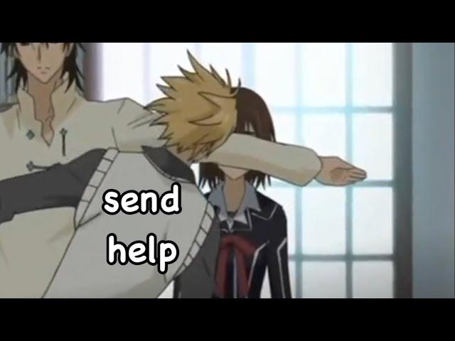 Kaname mistreating Aido for 30 seconds straight
