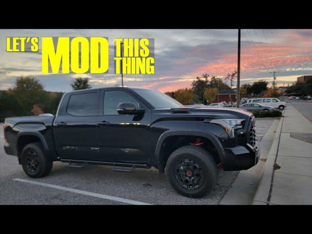 Let's Mod This Thing - Tundra TRD Pro easy mods