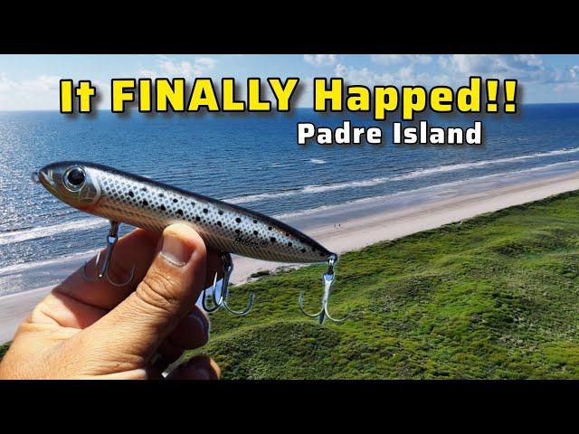 Waited her WHOLE LIFE to catch THIS! Surf Fishing Corpus Christi