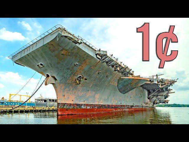 Why Did US Navy Give Away a Supercarrier For FREE?