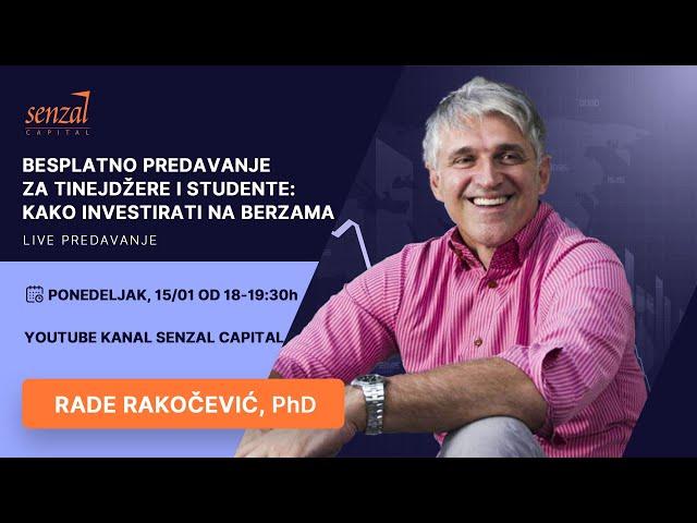 Kako investirati na berzama | dr Rade Rakočević