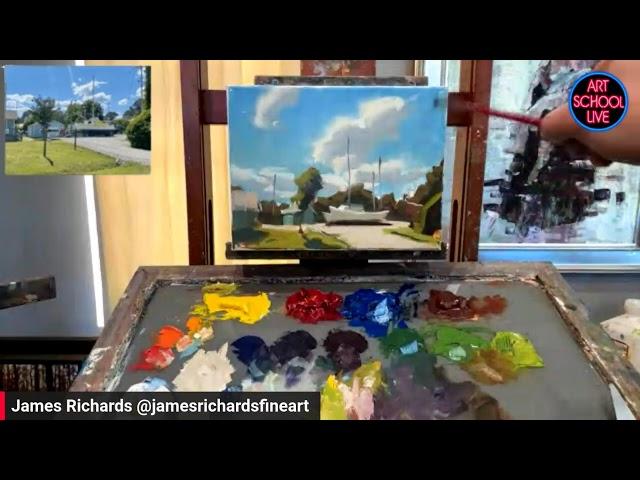 Free Art Lesson : Secrets to Composing Successful Paintings with James Richards
