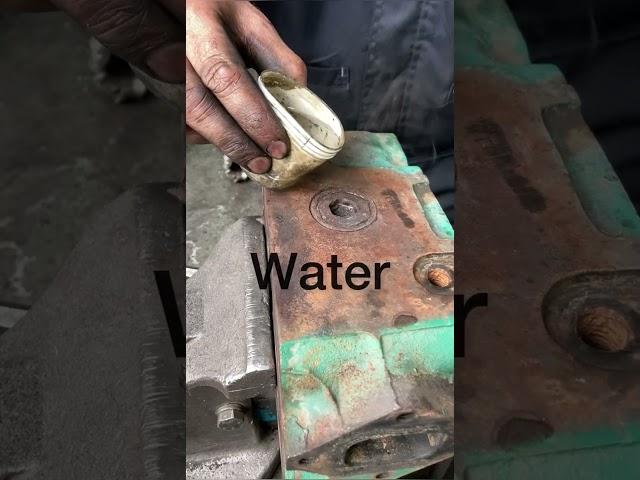 How to open the Volvo cylinder head plug?#shorts #volvo #skills #diy #water #channel #video #physics