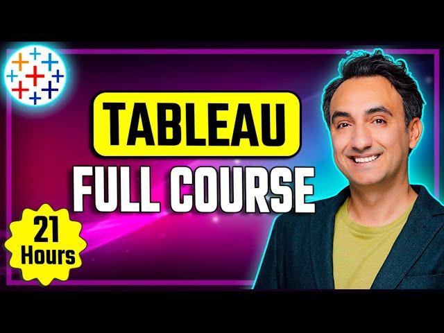 Tableau Ultimate Full Course (21 Hours) for Beginners - From Zero to HERO