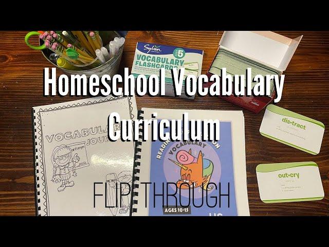 HOMESCHOOL VOCABULARY CURRICULUM//SECULAR HOMESCHOOL CURRICULUM/ MRS. WORDSMITH'S VOCABULARY