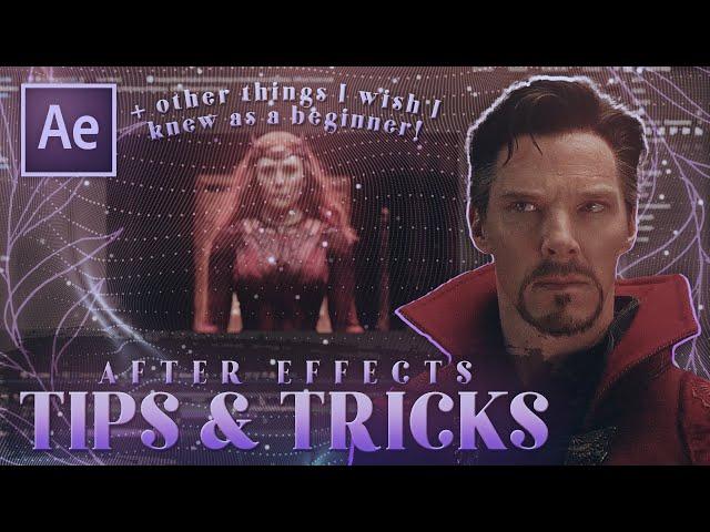 ae tips & tricks I wish I knew as a beginner || after effects tutorial