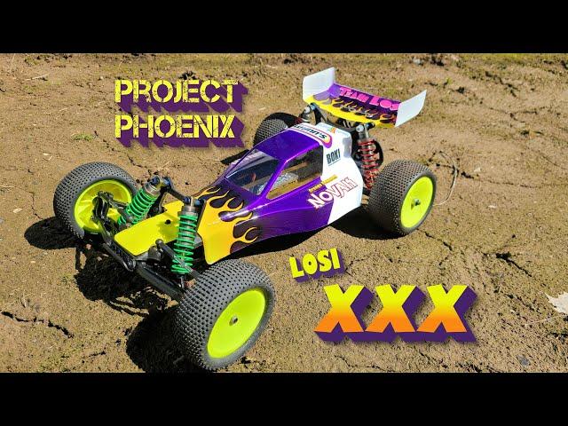 Losi XXX buggy restoration. Built from original chassis!