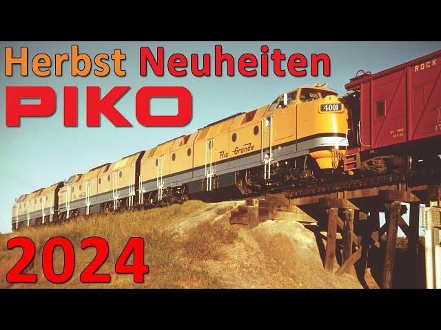 Piko Herbst Neuheiten 2024 | Spur H0 und G