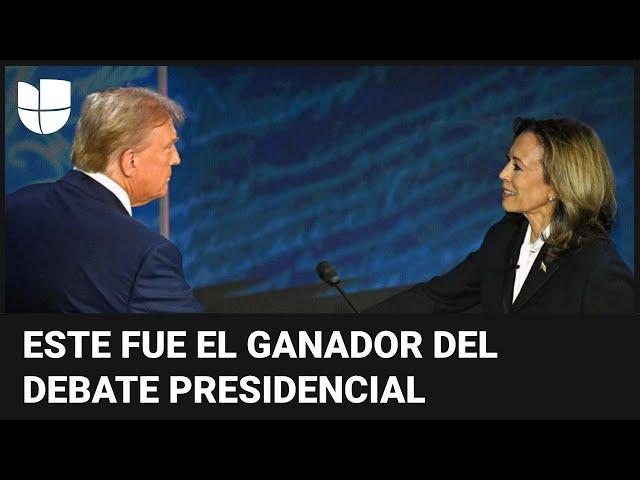 ¿Quién ganó el debate presidencial entre Kamala Harris y Trump? Esto es lo que dice una encuesta