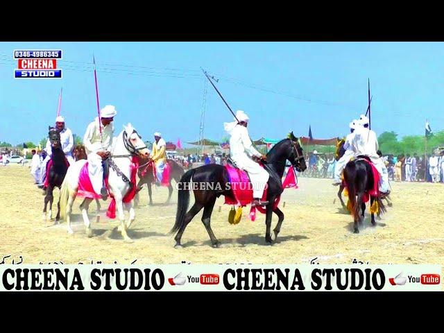 Neza Bazi In Mela Jashan E Baharan Mankera (Complete HD Video) | Jashne Bahara 2019//Cheena Studio