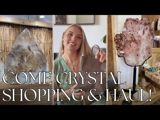 COME CRYSTAL SHOPPING WITH ME & CRYSTAL HAUL 