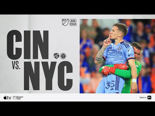 FC Cincinnati vs. New York City FC | Audi 2024 MLS Cup Playoffs | Full Match Highlights