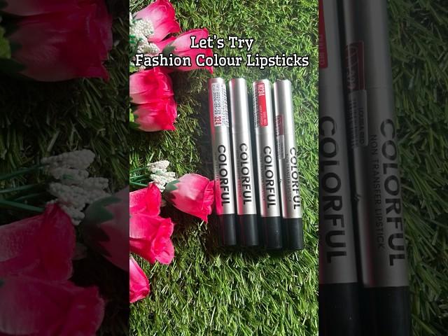 Waterproof and Transfer Proof Lipsticks from Fashion Colours