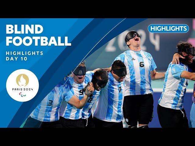 ️ Blind Football Highlights | Day 10 | Paris 2024 Paralympic Games