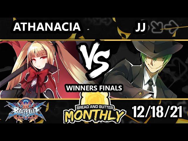 Bread and Butter 25 Winners Finals - Athanacia (Rachel) Vs. JJ (Hazama, Mai) BlazBlue: CF