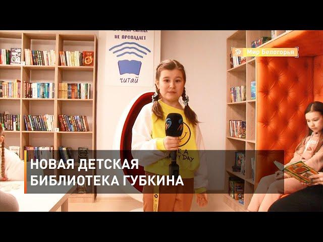 Новая детская библиотека Губкина