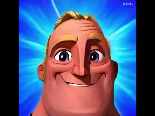 Mr incredible becoming canny reversed, ai generated