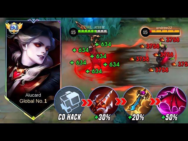 WTF LIFESTEAL HACK!!! ALUCARD NEW BROKEN LIFESTEAL BUILD WILL MAKE HIM META AGAIN! BEST BUILD 2024