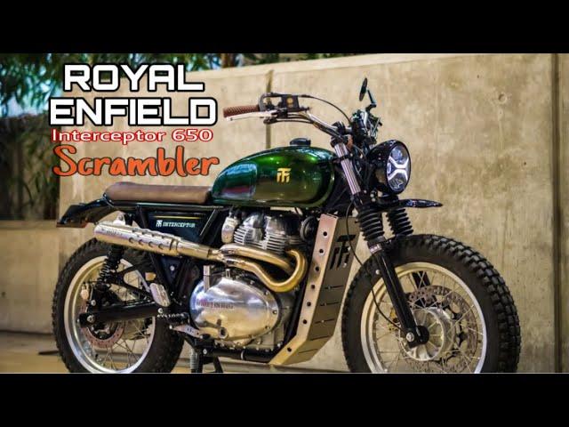 Royal Enfield Interceptor 650 Custom SCRAMBLER by French Moto