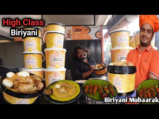 High Class Best Bucket Biryani in Chennai | Biriyani Mubaarak Palavakkam | Food Review Tamil